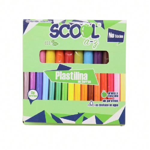 M SCOOL PLASTILINA C/ 10 Barras