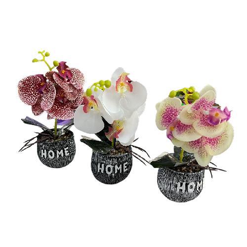 OM CZ-7055 MACETA FLORERO ORQUIDEA ARTIFICIAL