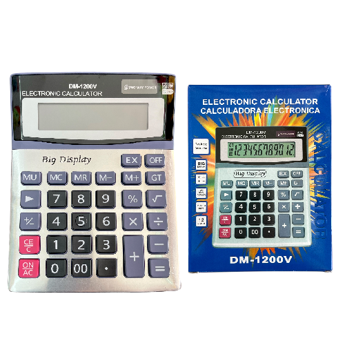 M B9138 CALCULADORA 18.3*13.9cm 12digitos (Lleva pila AA)