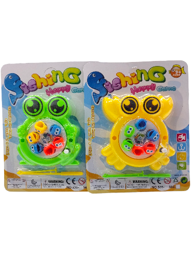 Y 777 CANGREJO Y RANA JUEGO DE PESCA 21x15cm
