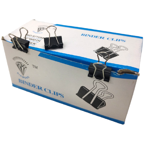 M B8624 SUJETADOR CLIP CARPETA MINI 1.5cm PAQ* 12pzs