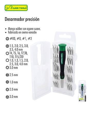 LION 2096 DESARMADOR DE PRECISION 30 PUNTAS
