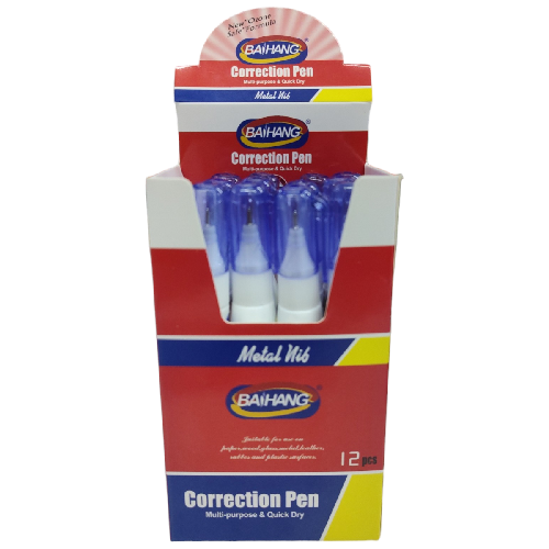 ZP-2975 CORRECTOR LIQUIDO TIPO PLUMA PAQ*12pzs