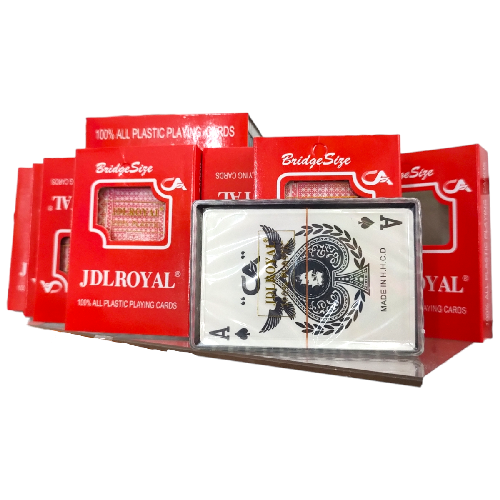 M C2132 2501 BARAJA FRANCESA POKER ROJO EN CAJA