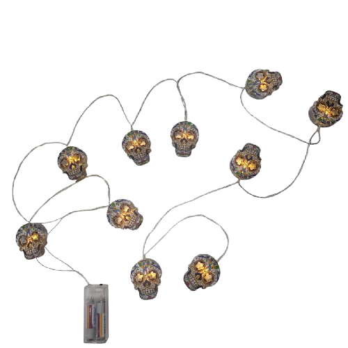 M K2135 SERIE DE CALAVERAS CON LUZ LED 1.5m